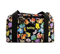 mybagstory Borsa sportiva Pokemon per bambini, 43 cm, borsa da piscina e calcio per ragazzo, tracolla regolabile e tasca borraccia | Design ufficiale Pikachu nero e giallo | idea regalo per la scuola