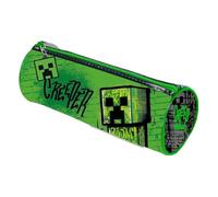 mybagstory Custodia per matite Minecraft Blocky Boom 22 cm | Astuccio scolastico per ragazzo verde in poliestere | grande capacità per penne e feltri | ideale per riportare le classi e regalo per