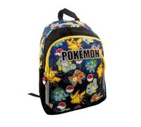 mybagstory - Pokémon - Zaino da ragazzo 38 x 28 x 16 cm - Borsa scuola per bambini primaria con 2 scomparti con zip - Bambino - scuola - asilo - idea regalo