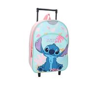 mybagstory - Stitch - Zaino con ruote da ragazza 33 x 25 x 11 cm - Trolley materna con 1 scomparto con cerniera - Zaino leggero da tirare