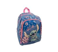 mybagstory - Stitch - Zaino da bambina 38 x 28 x 16 cm - Borsa scuola per bambini primaria con 2 scomparti con zip - Bambino - scuola - asilo - idea regalo