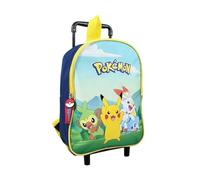 Mybagstory Trolley Pokémon Blu per Scuola - Bambino, 32 cm