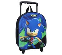 mybagstory - Trolley - Sonic - Bambino - Scuola - 3D - Scuola - Scuola - Scuola - Scuola - Scuola - Primaria - Scuola - Primaria - Scuola - Scuola - Scuola - Scuola - Bambino, Nero , 32 cm x 26 cm x
