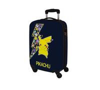 mybagstory - Valigia Cabina Pokemon- Bambino - Bagaglio - Viaggio - Vacanza - Dimensione 50 cm - Ruote - Idea Regalo, Pokémon - Blu, Classico
