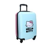 mybagstory - Valigia piccola Cabina Hello Kitty - Bambino - Bagaglio - Viaggio - Vacanza - Dimensione 46 cm - Ruote - Idea Regalo, Hello Kitty Rosa/Blu, Classico