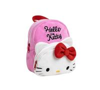 mybagstory - Zainetto Hello Kitty peluche - Bambino 22 x 18 x 8 cm - Ultra morbido - 1 scomparto con cerniera - Mini borsa doudou per asilo, scuola materna, uscite o regali