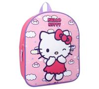 Mybagstory - Zaino 3D Hello Kitty Rosa per Bambino - Scuola Materna e Asilo Nido - 32 cm con Spallacci Regolabili - Idea Regalo