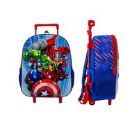 mybagstory Zaino con ruote 3D da ragazzo Avengers - Blu - Bambino - Scuola - Scuola - Scuola - Scuola - Scuola - Scuola - Scuola - Scuola - Scuola - Scuola - Scuola - Scuola - Scuola - Scuola - Scuola