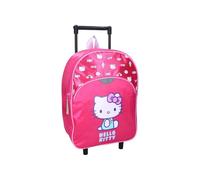mybagstory - Zaino con ruote per bambine Hello Kitty Rose - Bambino - Scuola - asilo - asilo - ragazza - 33 cm - spallacci regolabili - ruote - idea regalo