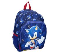 mybagstory Zaino da bambino Sonic Still Unstoppable | Zaino da scuola blu per bambini dai 5 anni | ideale scuola elementare, asilo e tempo libero | Dimensioni 35 x 27 x 18 cm