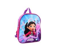mybagstory - Zaino Gabby's Dollhouse catable ragazza materna - Gabby - rosa - bambino - scuola - asilo - taglia 30,5 cm - spallacci regolabili - idea regalo, Gabby's Dollhouse - Rosa, Enfant