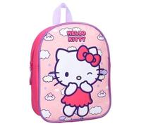 Mybagstory - Zaino Hello Kitty Rosa per Bambino - Scuola e Asilo - Taglia 29 cm - Spallacci Regolabili