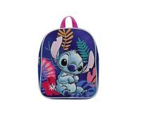 Mybagstory - Zaino Lilo e Stitch per Scuola Materna e Asilo - Blu - Bambino - Dimensione 25 cm - Spallacci Regolabili - Idea Regalo