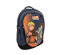 mybagstory - Zaino Naruto - 45 x 32 x 16 cm - 2 grandi scomparti + 1 tasca frontale - Spalline regolabili - Borsa scuola universitaria o tempo libero - Prodotto ufficiale manga, Naruto - Blu, enfant