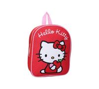 mybagstory - Zaino per bambina hello kitty rosso - Bambino - scuola - asilo - asilo - asilo - asilo - scuola - scuola - scuola ragazza - taglia 29 cm - spallacci regolabili - idea regalo, Hello Kitty