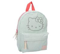 mybagstory Zaino Sanrio Hello Kitty Have a Nice Day Verde | Zaino per bambini dai 5 anni | Dimensioni 31 x 23 x 8 cm | Idea regalo ufficiale poliestere durevole