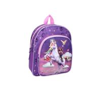 mybagstory - Zaino Unicorn Academy Viola 30 cm - Leggero e resistente - Spallacci regolabili imbottiti - Borsa da viaggio - Borsa da ragazza - Ideale per asilo, tempo libero o uscite per bambini