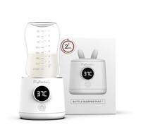 MyBambini’s MAX scaldabiberon portatile senza fili, scaldabiberon da viaggio, scalda latte elettrico portatile, scaldabiberon usb, compatibile con DR.BROWN'S (COLLO LARGO), SUAVINEX & J BIMBI (bianco)