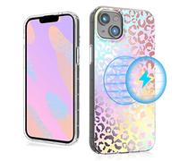 MYBAT PRO - Custodia magnetica sottile per iPhone 14 Plus da 6,7 pollici, compatibile con MagSafe, serie Mood per donne e ragazze, custodia protettiva antiurto di grado militare anti-ingiallimento,