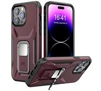 MYBAT Pro Stealth Series Custodia per iPhone 14 Pro con supporto da 6,1 pollici, supporto magnetico per auto, resistente protezione contro le cadute di grado militare robusto paraurti coperture