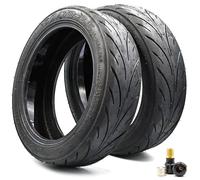 myBESTscooter - 10 "Pneumatico tubeless ruota autoriparante per Segway Ninebot G30 Max Scooter elettrico Gomma 60/70-6.5 Pneumatici con parti di ricambio valvola, SG-G30-GEL-TBLS-2PC