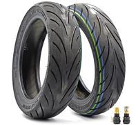 myBESTscooter - 10 x 2,30-6,5 pneumatici tubeless per scooter elettrico NIU KQi2/KQi2 Pro, cerchione da 10 pollici in gomma con valvola
