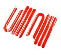 myBESTscooter - Adesivi Catarifrangenti per Ruota Anteriore e Posteriore per Monopattino Elettrico Xiaomi M365 PRO (Rosso)