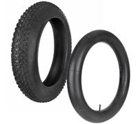 myBESTscooter - Pneumatico 20x4.0 con camera d'aria per ruote Fat Bike con valvola Schrader diritta, compatibile con biciclette elettriche da 20 pollici, gomma butilica