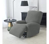 MYBMPFRHO Copripoltrona Relax Reclinabile, Fodera per Poltrona Elasticizzato 1 Posto con Tasche, Universale Coprisedile Morbido Coprisedile Poltrona Lavabile Antiscivolo Copripoltrona(A10)