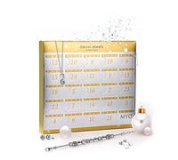MYC-Paris - Calendario dell'Avvento MYC - Argento o oro rosa o multicolore - Bracciale + ciondolo + orecchini - Cristallo austriaco di alta qualità - Regalo di compleanno, festa della mamma, Natale