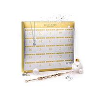 MYC-PARIS - Calendario dell'Avvento MYC - Multicolore - Bracciale + Pendente + Orecchini - Cristallo austriaco di alta qualità - Regalo di compleanno, festa della mamma, Natale