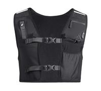 MYCARBON Gilet da Corsa Trail Running Uomo Donna Zaino Idratazione Tasca Bottiglia 500ml e Telefono 6,8 Pollici per Torace 73,7-104,1cm con Etichette Riflettenti Asciugatura Rapida(M)