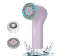 MYCARBON Spazzola Pulizia Viso Elettrica Ricaricabile 2500mAh Impermeabile IPX7 Attrezzi Spazzola Viso Rotante Cura del Viso per Tutte Pelli con Testine di Ricambio