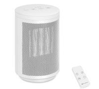 MYCARBON Stufa Elettrica da Bagno Basso Consumo con Telecomando 900W|1500W, Termostato Ambiente 18℃, 23℃ e 28℃, Stufetta Elettrica Oscilla 60°, Motore DC, Termoventilatore Ceramico Silenzioso