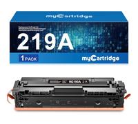 MYCARTRIDGE 219A Compatibile per HP 219A Toner per HP 219A e W2190X per HP LaserJet Pro 3202 MFP 3302 (Senza chip,1 Nero)