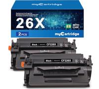 MYCARTRIDGE 26X Compatibile per HP 26X CF226X per HP Laserjet Pro MFP M426fDW Toner per M402DN per 26A CF226A (2 nero)