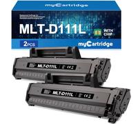 MYCARTRIDGE MLT-D111L Toner compatibile per MLT D111L Samsung MLT-D111S per Samsung Xpress M2070W Toner Samsung M2020 Samsung M2070 (2 nero)
