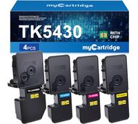 MYCARTRIDGE TK-5430 TK5430 - Cartuccia toner sostitutiva per Kyocera ECOSYS PA2100CWX MA2100CWFX PA2100CX MA2100CFX per Kyocera TK5430 TK-5430 (nero/ciano/magenta/giallo)