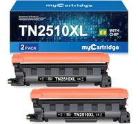 MYCARTRIDGE TN2510XL Toner Compatibile per Brother TN2510 XL Brother MFC-L2827DW MFC-L2800DW MFC-L2835DW HL-L2400DWE DCP-L2660DW DCP-L2665DW HL-L2445DW DCP-L2620DW DCP-L2627DWE (2xNero)