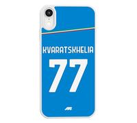 MYCASEFC Cover Calcio Khvicha Kvaratskhelia Napoli Huawei Y6 2019. Custodia da calcio per smartphone per appassionati di calcio, idea regalo, design di alta qualità.