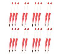 MYCENSE 20 penne a sfera creative per donne e ragazze, penne a sfera stampabili, penne con perline, penne per esami, cancelleria, ufficio, scuola, disegni, colore: rosso