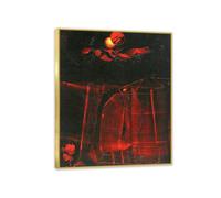 MYCGGDGH Max Ernst Poster Io sono una donna tu sei un uomo Quadro Surrealismo Stampa su Tela Riproduzione Quadri Famosi su Tela Regalo Quadri Moderni Per la Casa65x50cm(26x19in) cornice