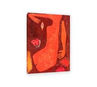 MYCGGDGH Paul Klee Quadri su Tela Frammenti venerdì Riproduzione Quadri Famosi su Tela Quadro Surrealismo Arte Murale Per Soggiorno Camera da Letto42x30cm(17x12in) Con cornice