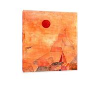 MYCGGDGH Paul Klee Quadri su Tela Marzo Riproduzione Quadri Famosi su Tela Quadro Surrealismo Arte Murale Per Soggiorno Camera da Letto70x60cm(28x24in) Con cornice