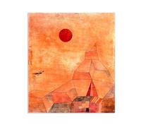 MYCGGDGH Paul Klee Quadri su Tela Marzo Riproduzione Quadri Famosi su Tela Quadro Surrealismo Arte Murale Per Soggiorno Camera da Letto70x60cm(28x24in) Senza cornice