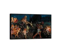 MYCGGDGH William Holman Hunt Poster Il trionfo degli innocenti Stampa su Tela Riproduzione Quadri Famosi su Tela Stampe da Parete Moderne Soggiorno35x55cm(14x22in) Cornice nera
