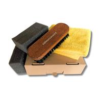 Mycolourcare Kit Accessori Detailing - Lavaggio Profondo per Interni in Pelle Tessuto Spazzola,Panno Microfibra,spungette per Auto Divano Barca Scarpe