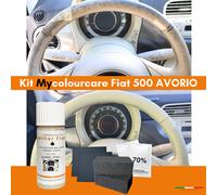 Mycolourcare Kit Fiat 500 Bianco Avorio Rinnova Colore per Volante in Pelle