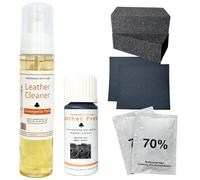 Mycolourcare Kit Nero per Volante in Pelle Ecopelle Include Detergente per Pelle Professionale - Facile Applicazione