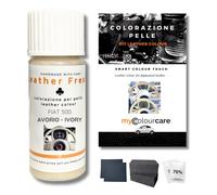 Mycolourcare Kit Ritocco Volante compatibile con Fiat 500 Bianco Avorio Pelle
